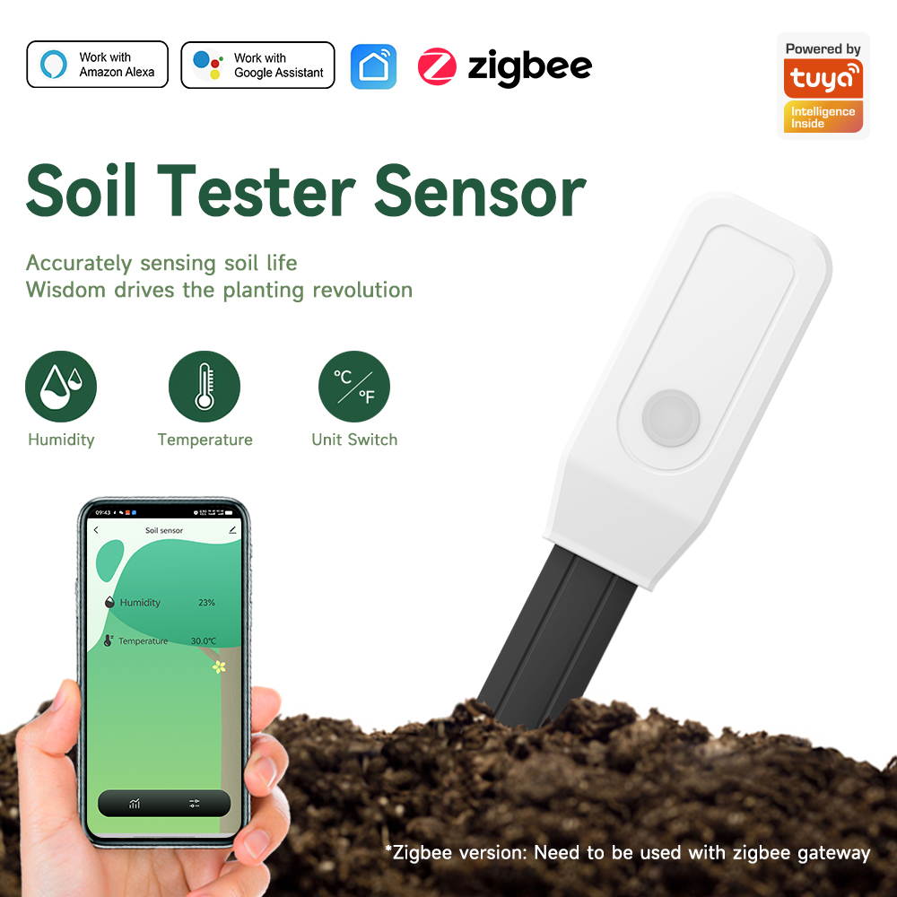 Smart Garden Zigbee - Hseno tuya zigbee inteligente testador de