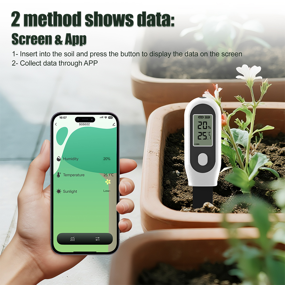 Smart Garden Zigbee - Testador de Solo 3 em 1,