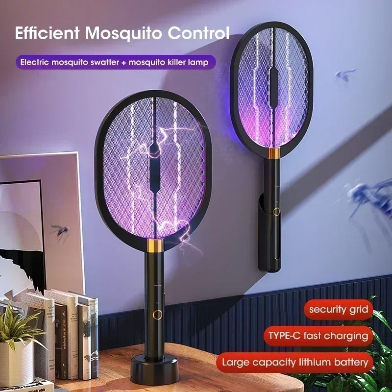 Smart Garden Indoor - Raquete Elétrica Recarregável 3000V com Luz