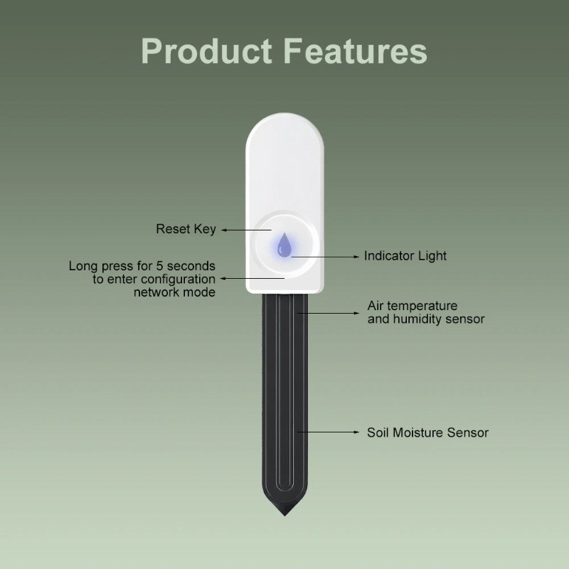 Medidor de Umidade do Solo Zig - Smart Garden Zigbee avaliação e preço