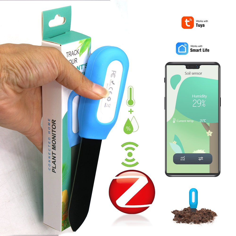 Sensor inteligente de solo zig - Smart Garden Zigbee avaliação e preço
