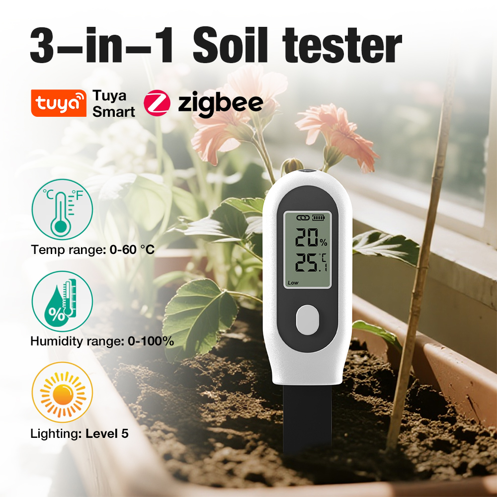 Testador de Solo 3 em 1, Senso - Smart Garden Zigbee avaliação e preço
