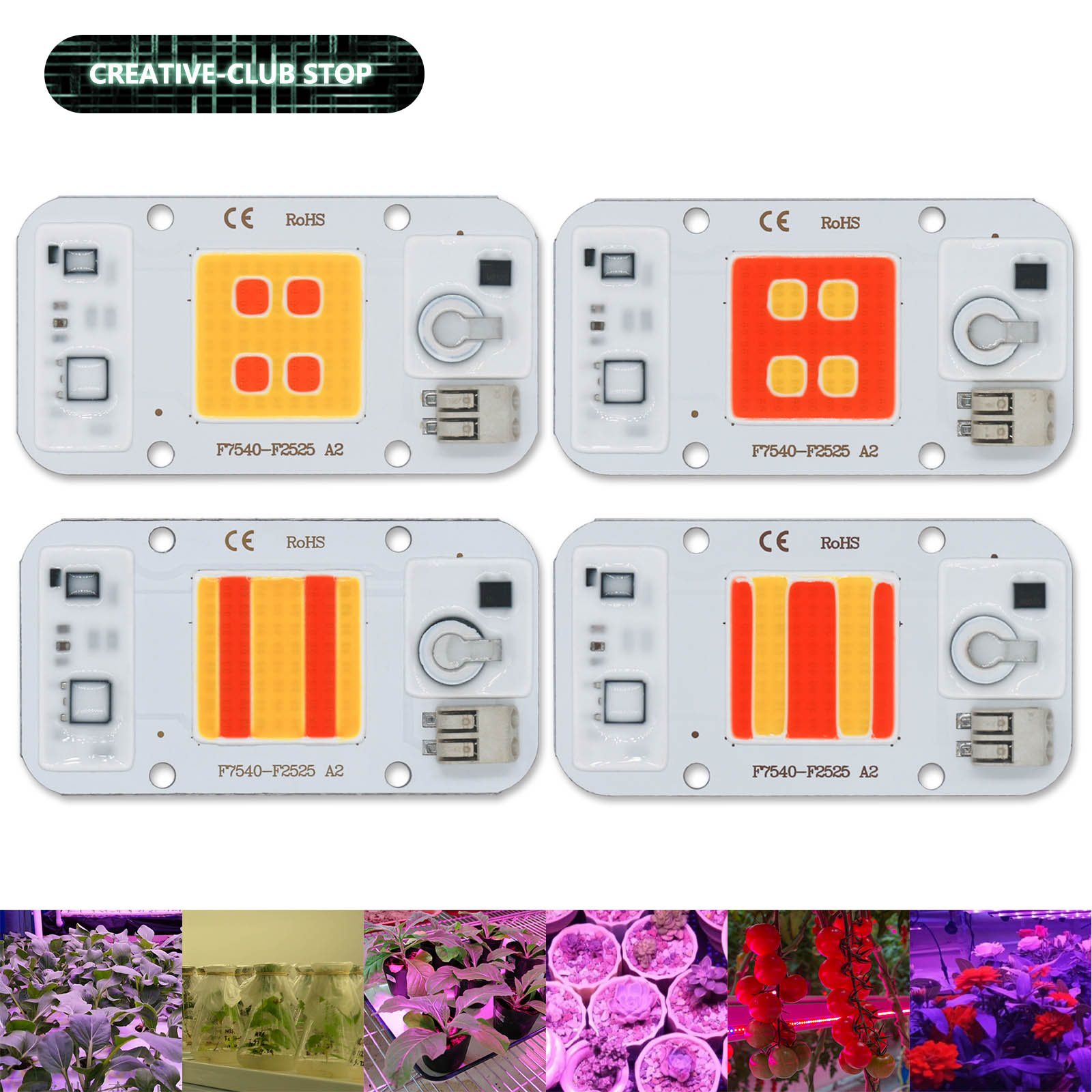 50w led cob chip de soldagem l - Plant Grow Light Full Spectrum avaliação e preço